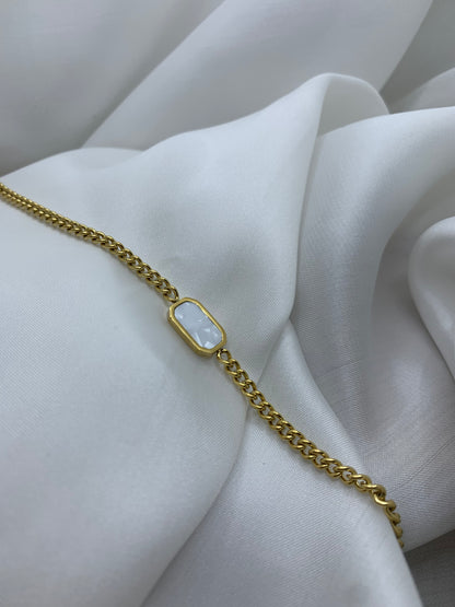 stainless goldplated bracrelet