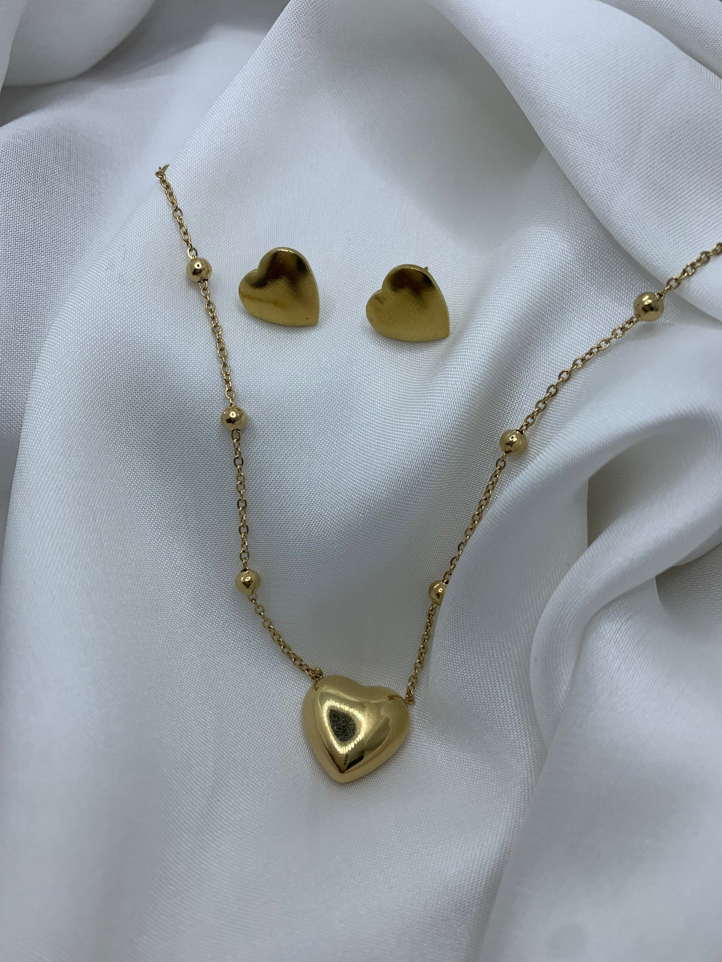 Elegant Heart pendent set