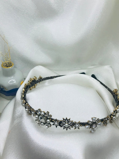 Pearl and Rhinestone Star Headband