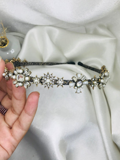 Pearl and Rhinestone Star Headband