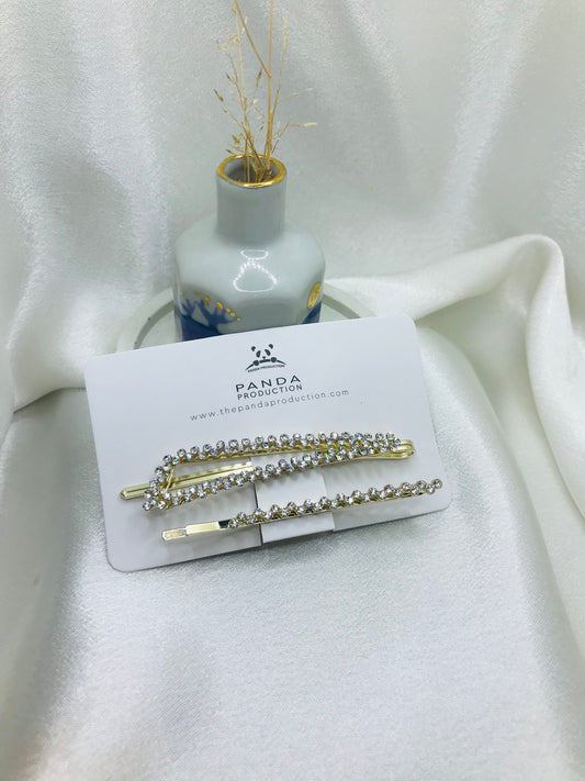 Rhinestone Hairpin Set