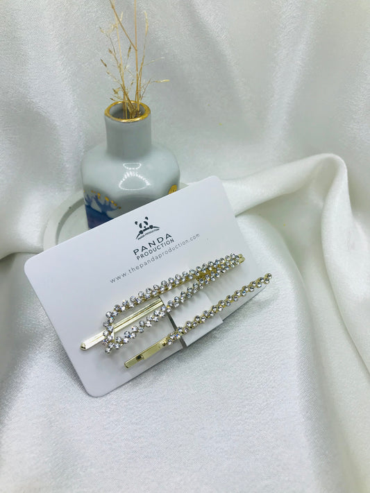 Rhinestone Hairpin Set