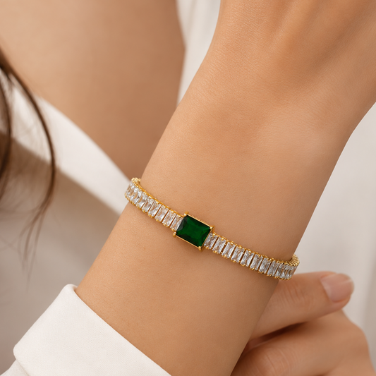 Emerald Tennis Bracelet