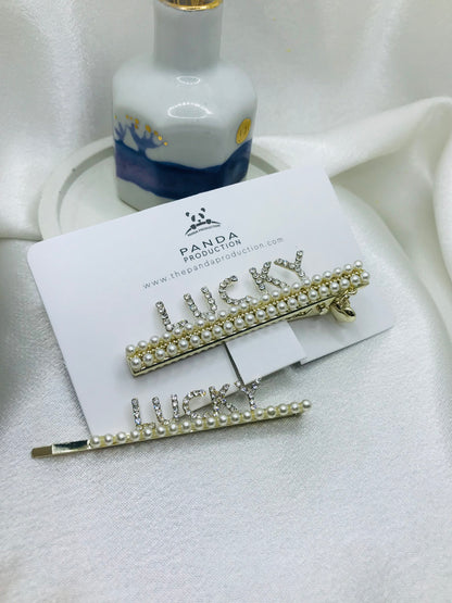 Lucky Pearl Hairpin Set