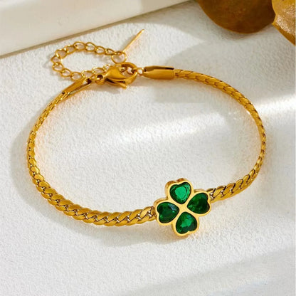 Green Clover Bracelet