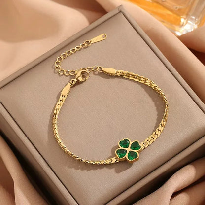 Green Clover Bracelet