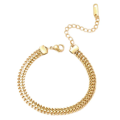 Mesh Golden Chain Bracelet