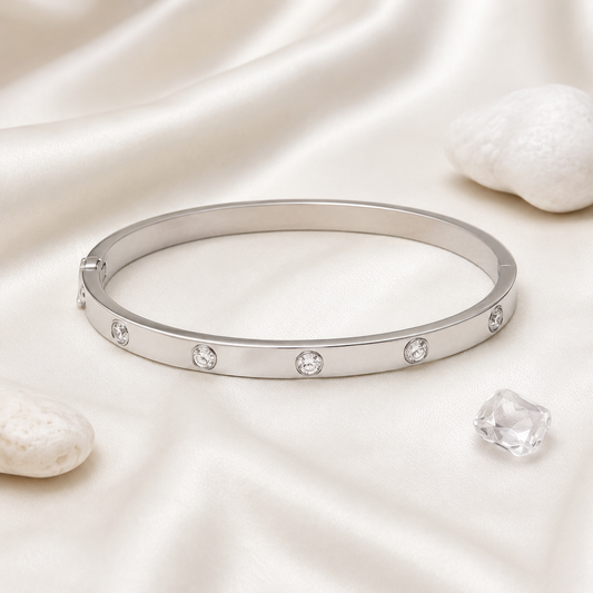 Cartier Inspired Full Stone Handcuff