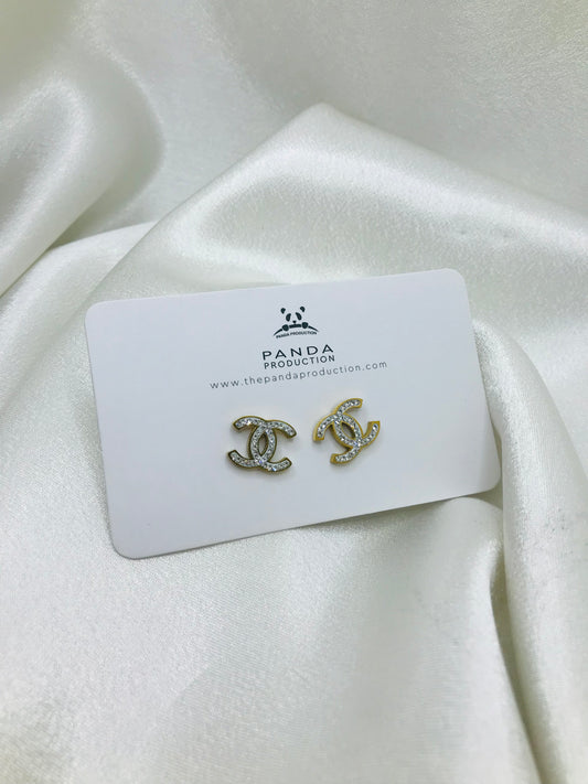 Chanel-Inspired Stud Earrings