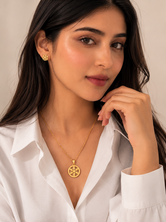 Snow Flake Gold Jewelry