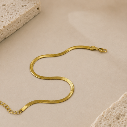 Gold Snack Chain Anklet