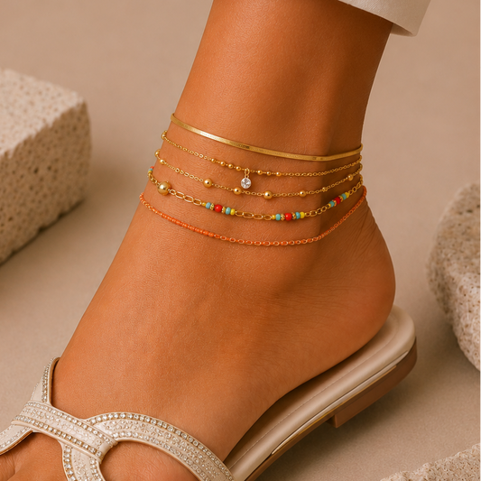 Chain Anklet set
