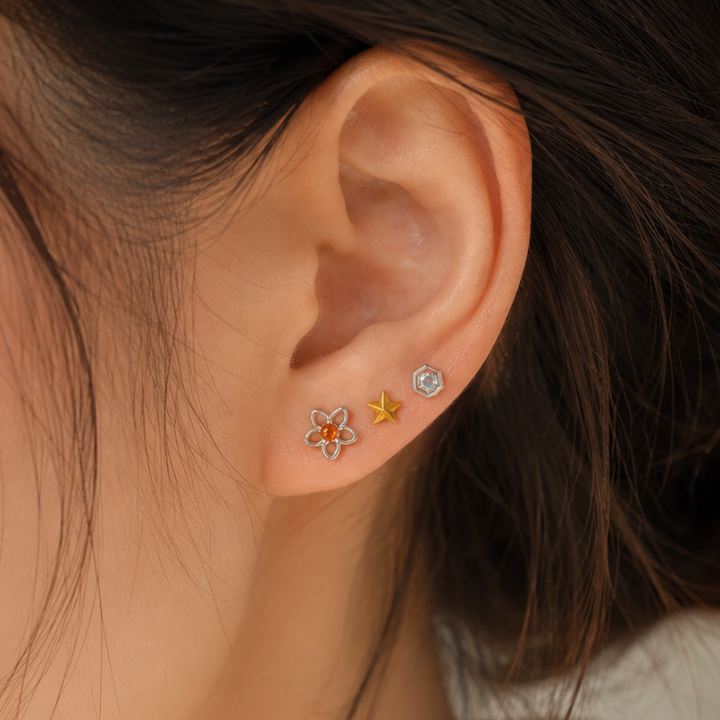 Mix Ear-stud