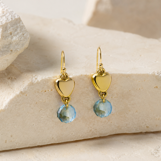 Gold Hear Mini Earring