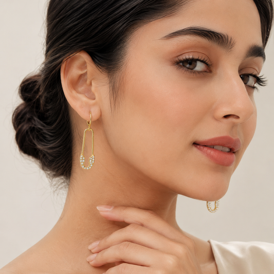 Pin Style Earrings