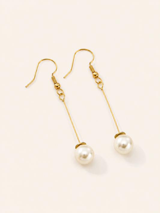 Long Pearl Daily Wear Earring