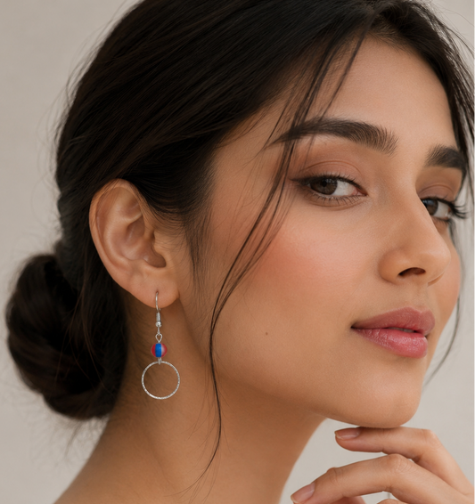 Colorful bead Earring