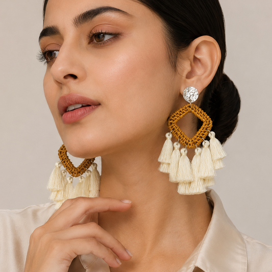 Long Tassel Earrings