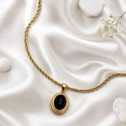Stone Snake Chain Pendent