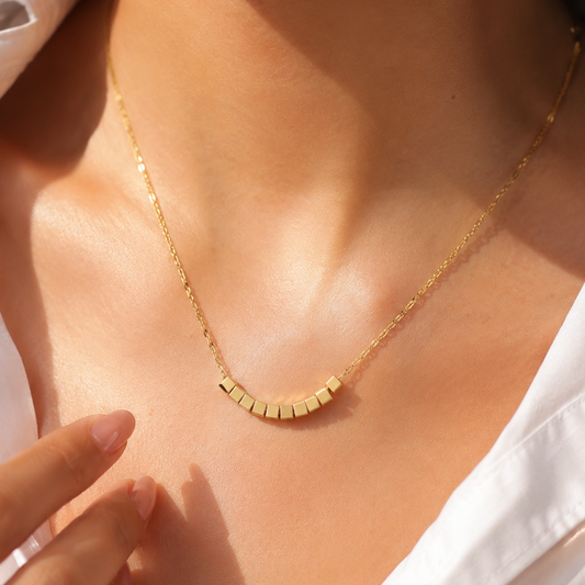 Cubic Square Charm Pendant