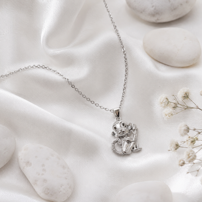 Silver Monkey Pendant