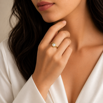 Roman Geometrical Stainless Rings
