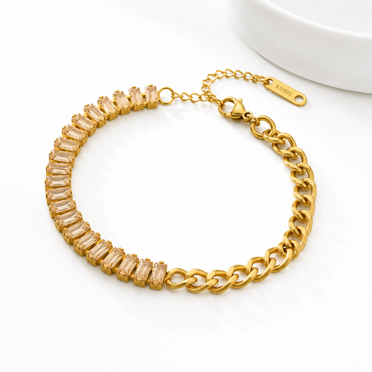 Crystal Chain Bracelet