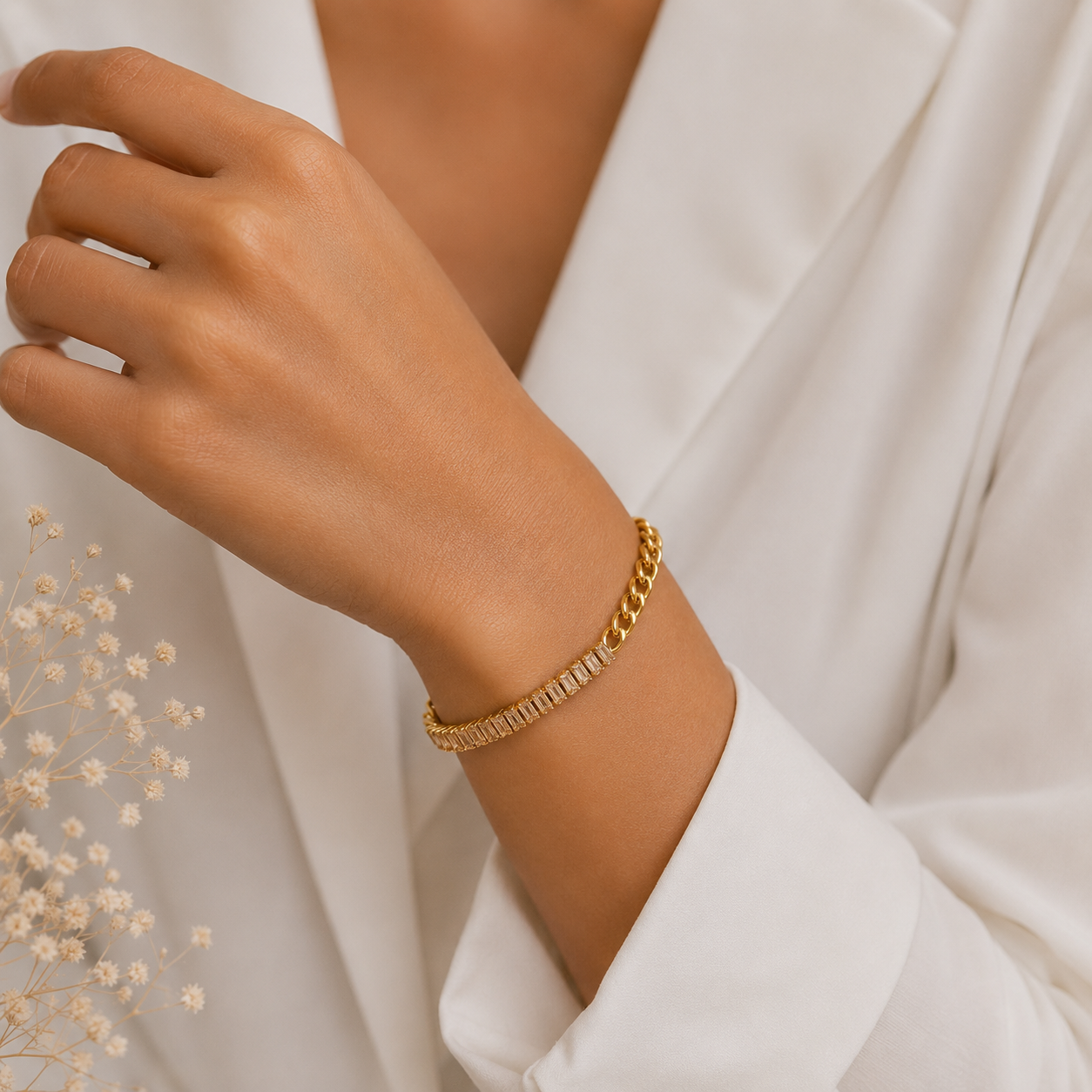 Crystal Chain Bracelet
