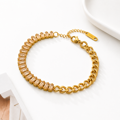 Crystal Chain Bracelet