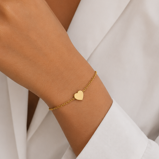 Heart Chain Bracelet