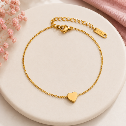 Heart Chain Bracelet