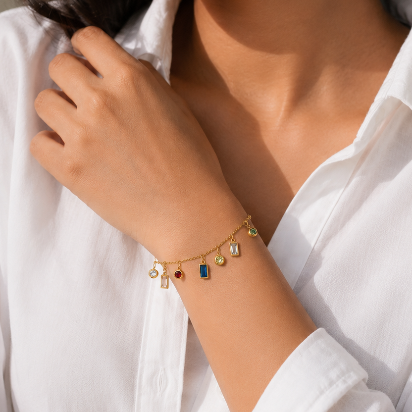 Charm Stone Bracelet