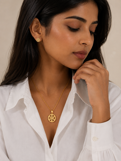 Snow Flake Gold Jewelry