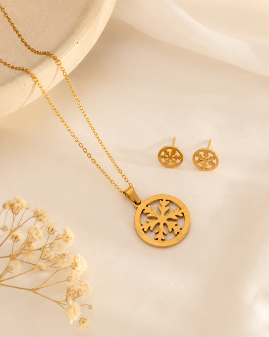 Snow Flake Gold Jewelry