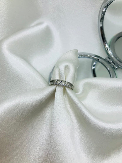 Delicate Silver Heart Ring