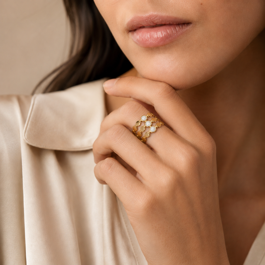 Dot Elegant Ring
