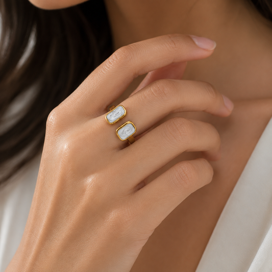 Doubble Rectangle Ring