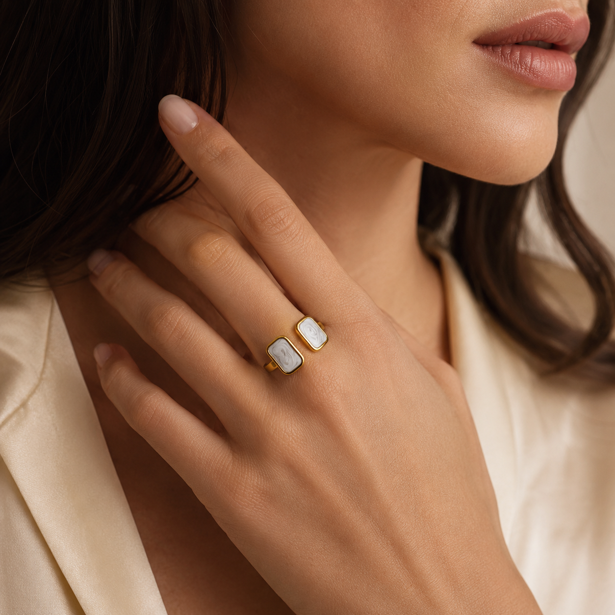 Doubble Rectangle Ring