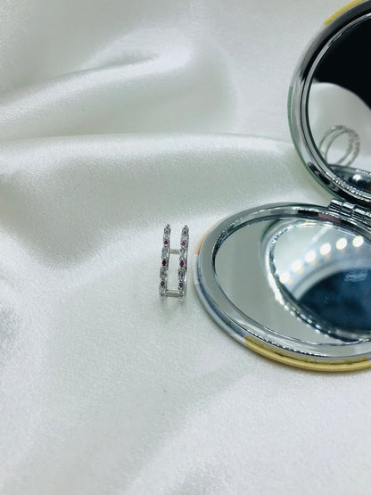 Double Band Diamond Ring