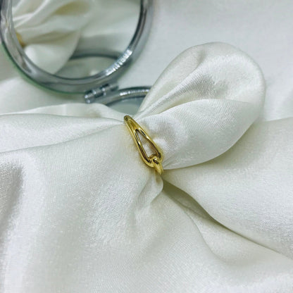 Double Circle Gold Ring