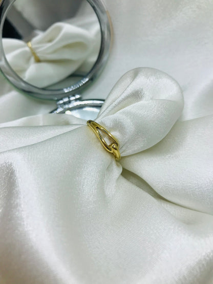 Double Circle Gold Ring