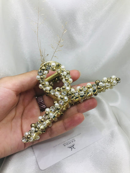 Fancy Pearl Hair Claw