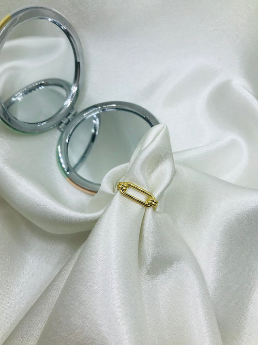 Gold Chain Link Ring