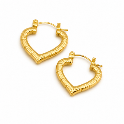 Golden Heart Bamboo Hoop