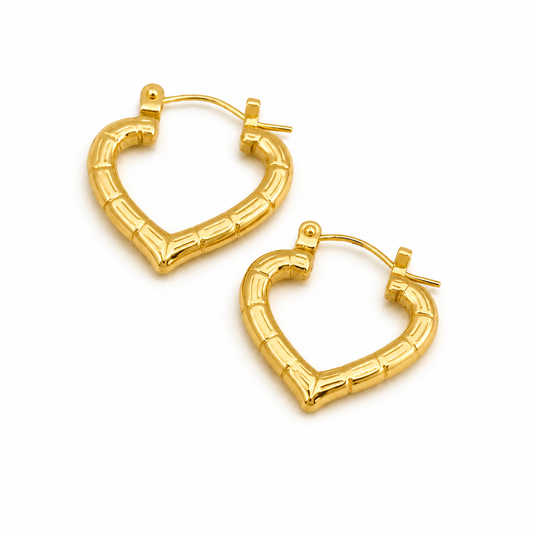 Golden Heart Bamboo Hoop