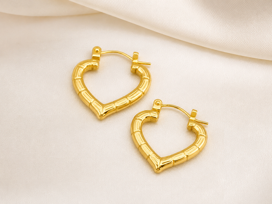 Golden Heart Bamboo Hoop
