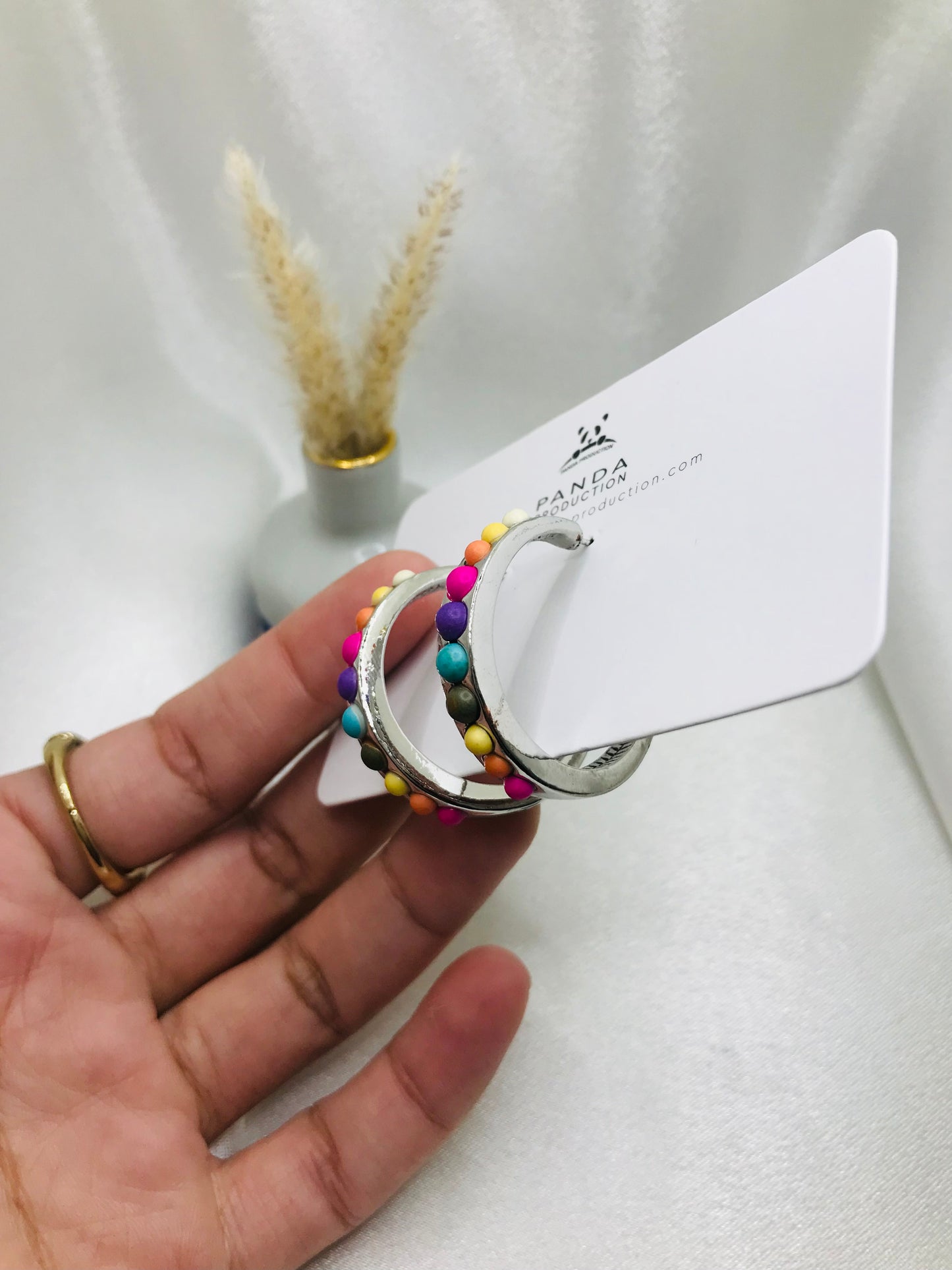 Colorful Hoop Earrings
