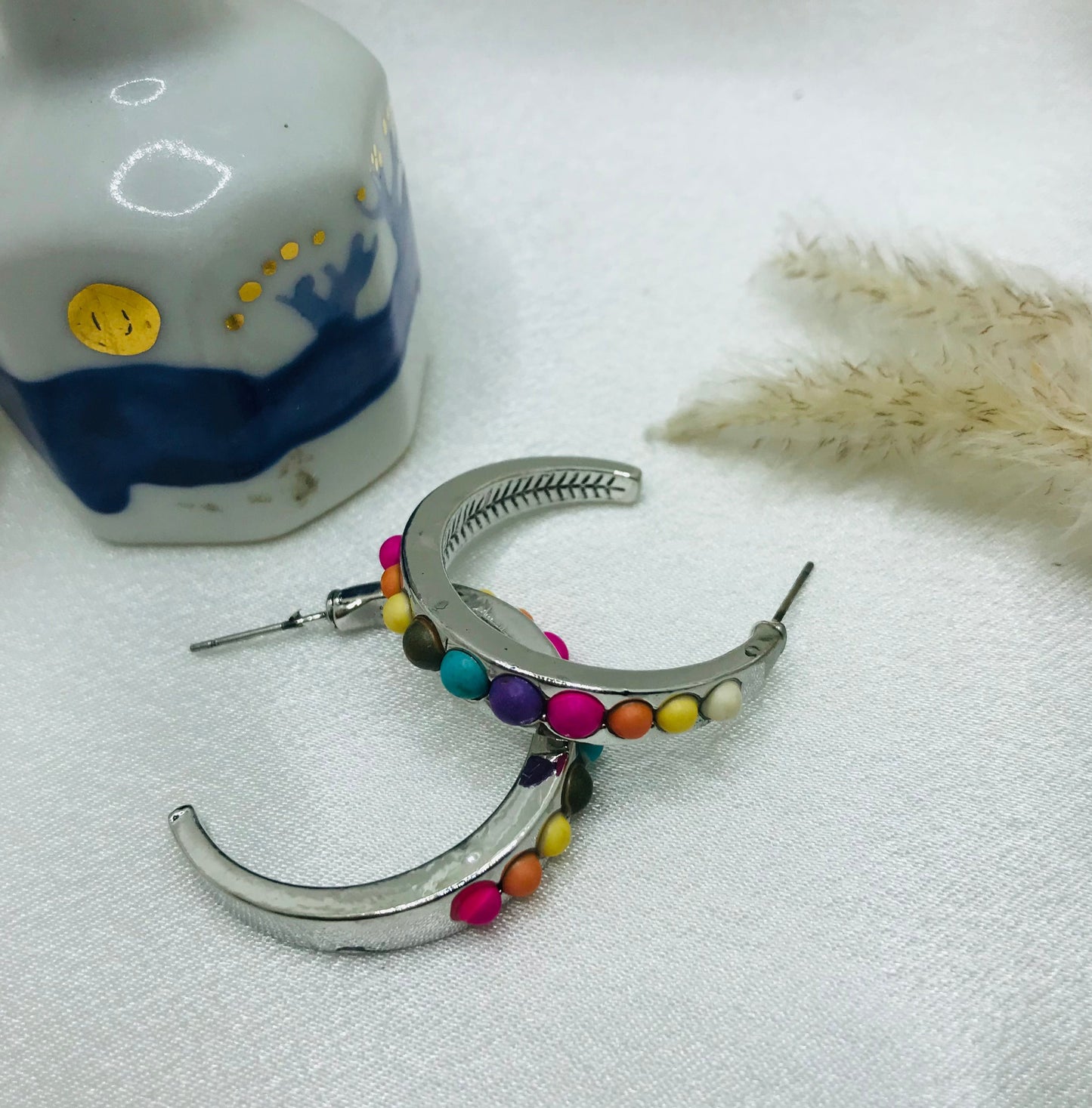 Colorful Hoop Earrings
