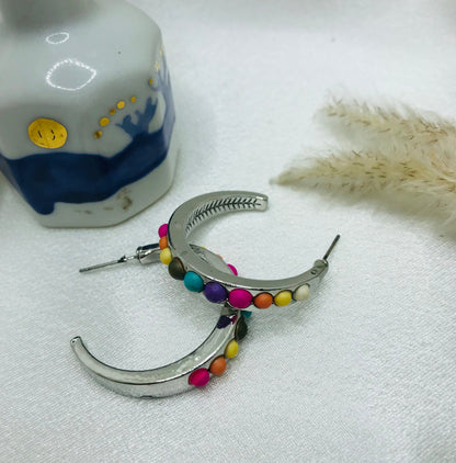 Colorful Hoop Earrings