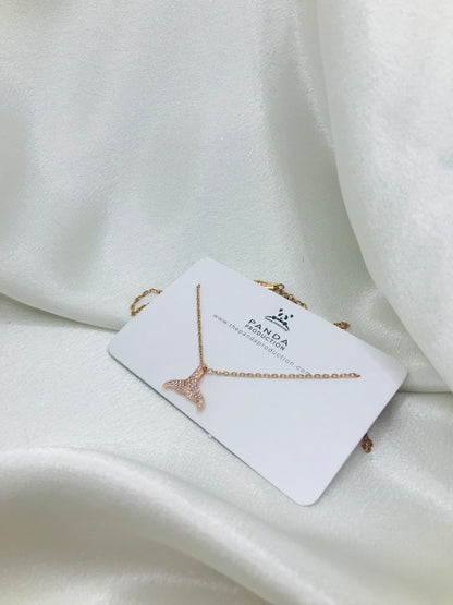 Rose Gold Fishtail Pendant